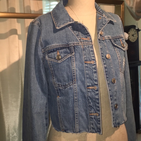 Topshop Tilda Hack Denim Jacket - Picture 6 of 8